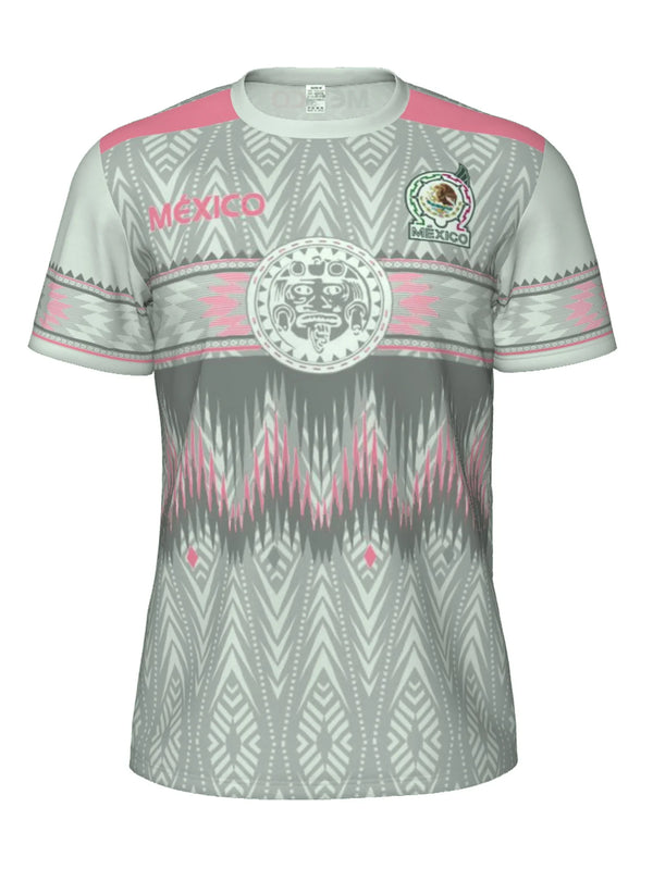 Mexico Soccer Jersey Men, Breathable Football Shirt Short Sleeve Mexican National Team Style Fan Jersey