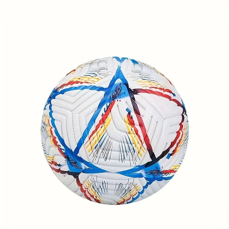 Premium Machine-Stitched Soccer Ball, Durable PU Training Match Ball For Teens Adults, Outdoor Sports Competition Football