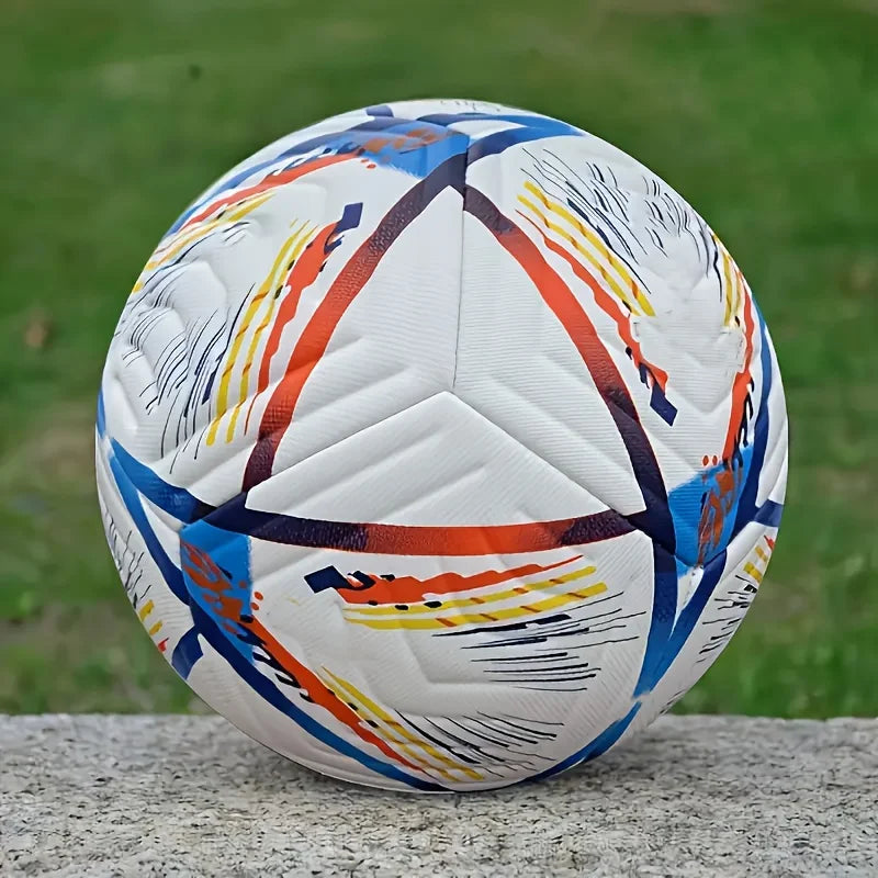 Premium Machine-Stitched Soccer Ball, Durable PU Training Match Ball For Teens Adults, Outdoor Sports Competition Football